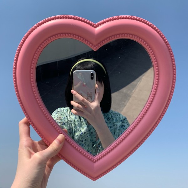 Love Mirror, Desktop Makeup Mirror, Väggmonterad