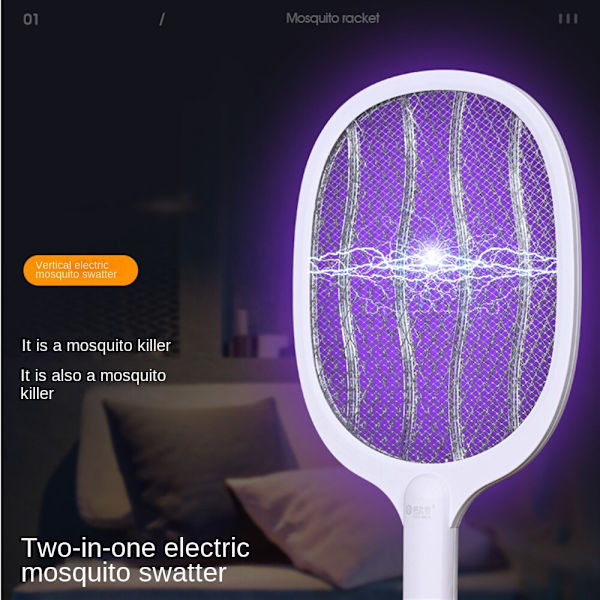 Yttre lager Nickel Zink Järn Mesh Elektrisk Mosquito Racer, Pink