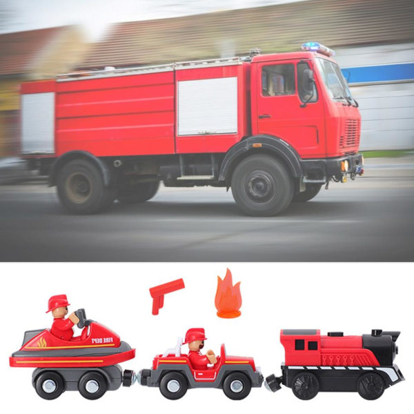 1 set små tåg magnetisk järnväg leksak järnvägslok