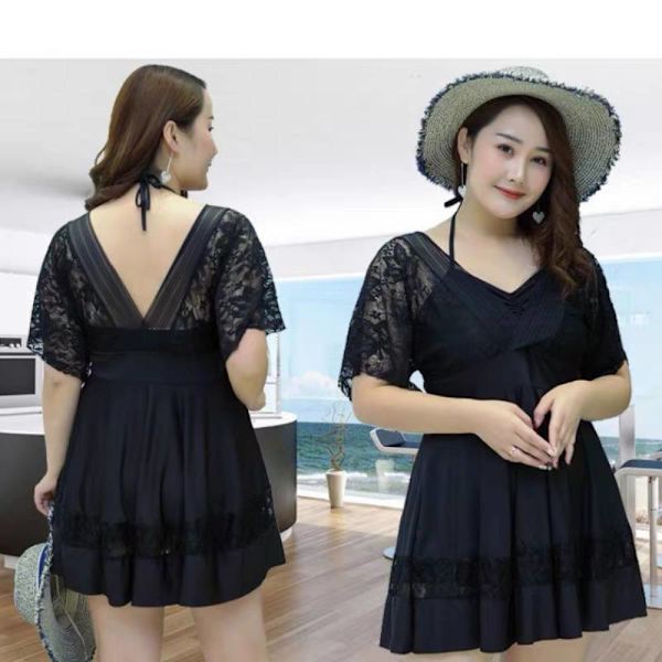 Plus Size 200 Jin Baddräkt Dam, Plus Fat Plus Size Cover
