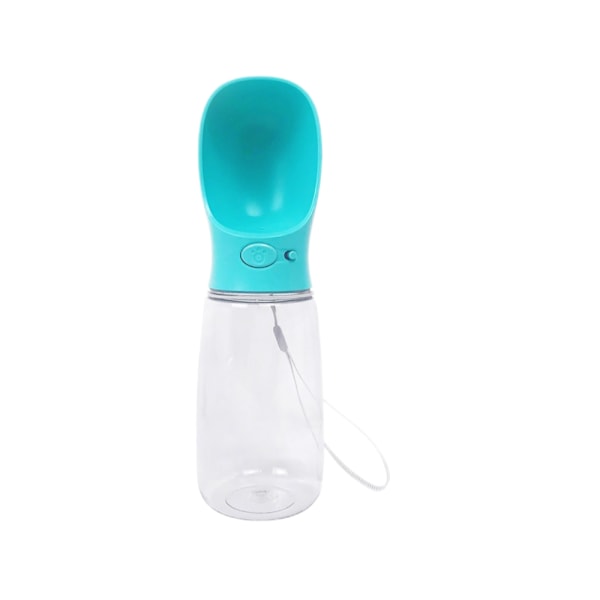 550ML plast resekopp för husdjur, vattentät för utomhusresor Blue