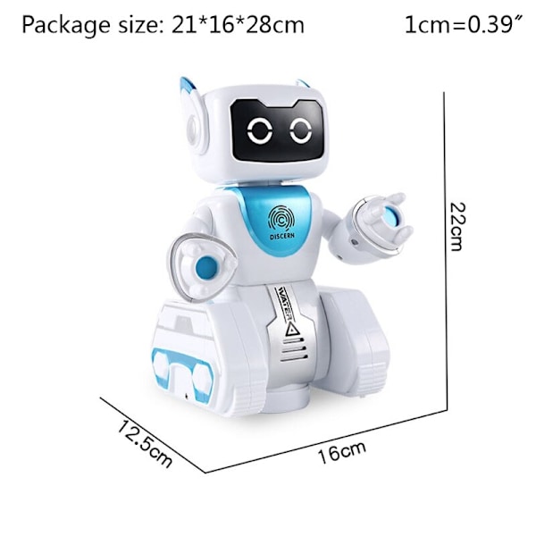 Fjärrkontroll Intelligent Robot Touch Sensing Action Figur