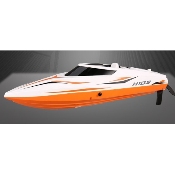 Rc Boat High Speed Racing Fjärrkontroll Båt Vänd Med