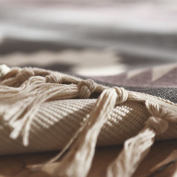 Nordic Cotton Linnematta För Sängbord Vardagsrum 120x180cm