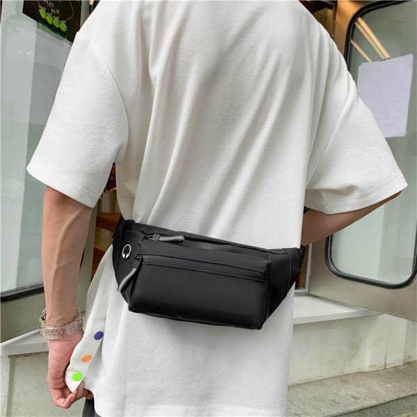 Crossbody-väska för män, tättslutande vattentät utomhus Khaki