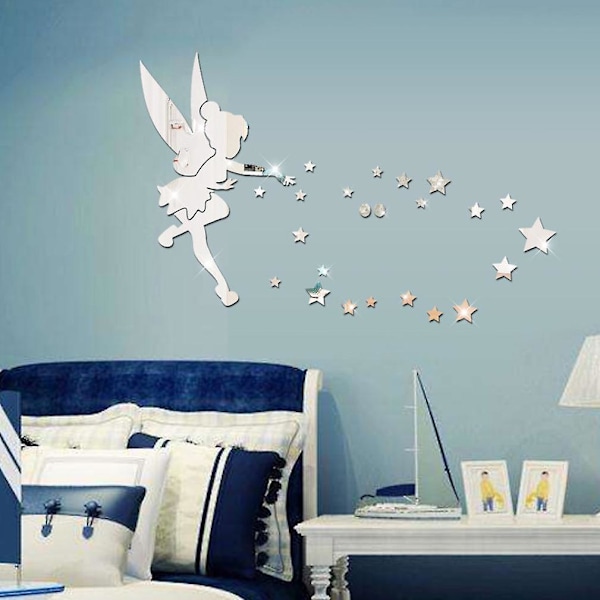 Väggmålning Heminredning Fairy Stars 3d Akryl Väggdekor gör det själv