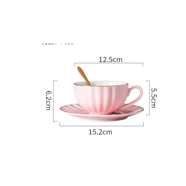 Nordic Simple Travel Kaffekopp Porslin Tekopp Mugg