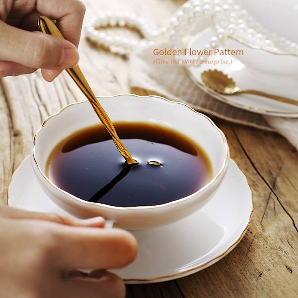 Enkel Fine Bone Keramikkopp Vit Nordic Travel Tea Coffee