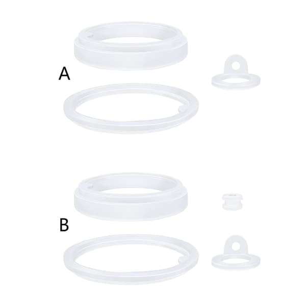 3/4st Ersättningsringar för Drickskopp 24/32/40/64oz Isolerad Vattenflaska null - 3pcs
