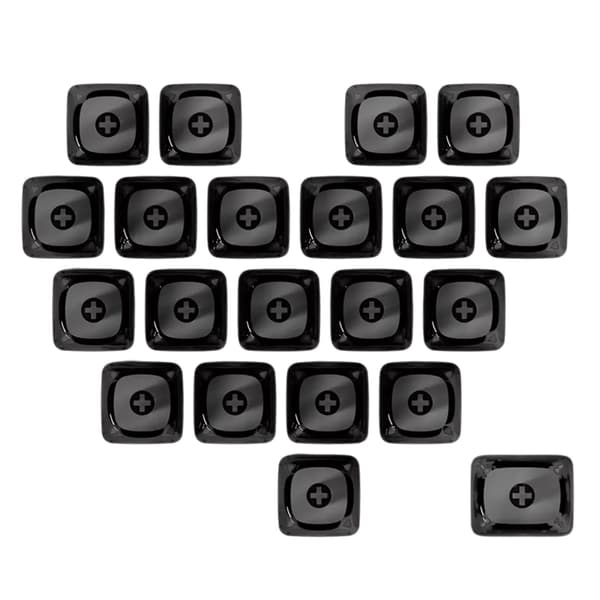 21Keys PC Keycap MOA Profil 1U 1.25U Ej Graverad Tangent för MX-brytare