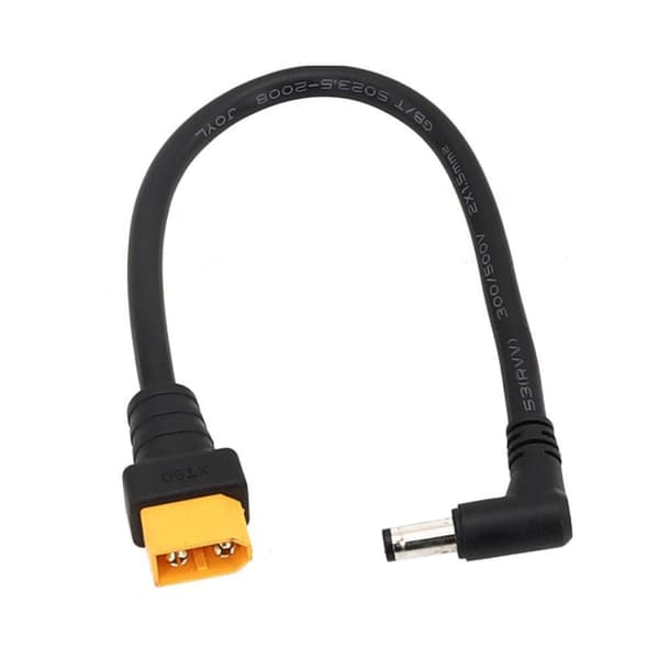 Kvalitet XT60 Adapterkabel XT60 til DC5525 Strømkabel for Bilelektronikk