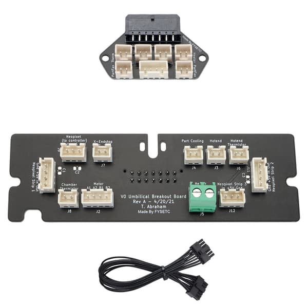 Voron V0.1 Navelsträng PCB Set Par av Monterade PCB-kort Stödjer Neopixel