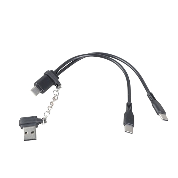 Dubbel USB CREATE Enhetskabel Kort 20cm Dubbel Enhetsladdningsset