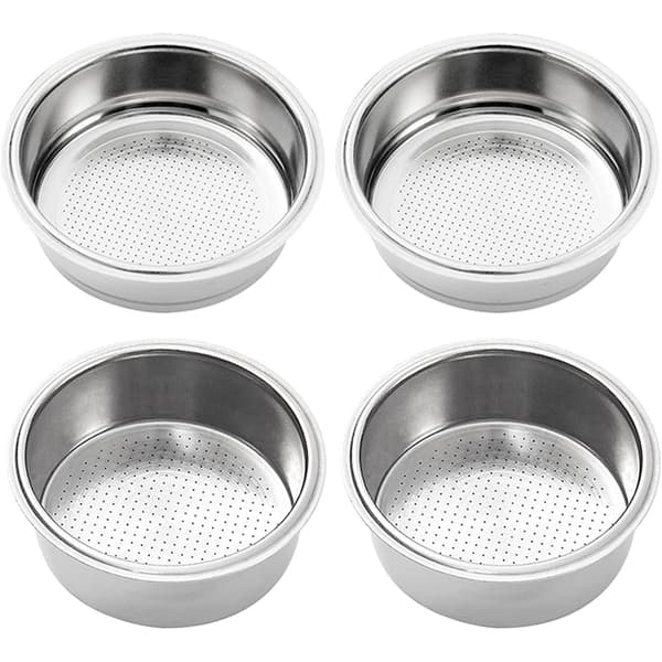 51mm 1 kopp 2 kopp ren kurv trykk kaffemaskin filter dobbel kopp