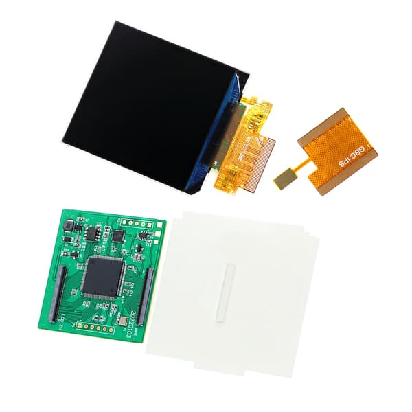 2,45\" IPS erstatnings-LCD-skjerm for Gameboy Color videospillsystem
