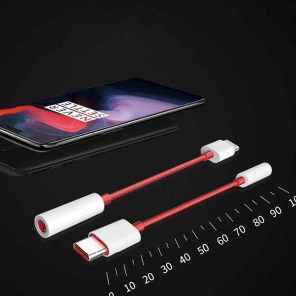 USB C till 3,5 mm hörlursadapter Typ C 3,5 Jack hörlurar ljud Aux-kabel null - Thick line