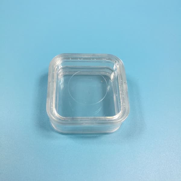 Flytande ramar Box Display Membran Dammtät Smyckesförvaringslåda 55mm