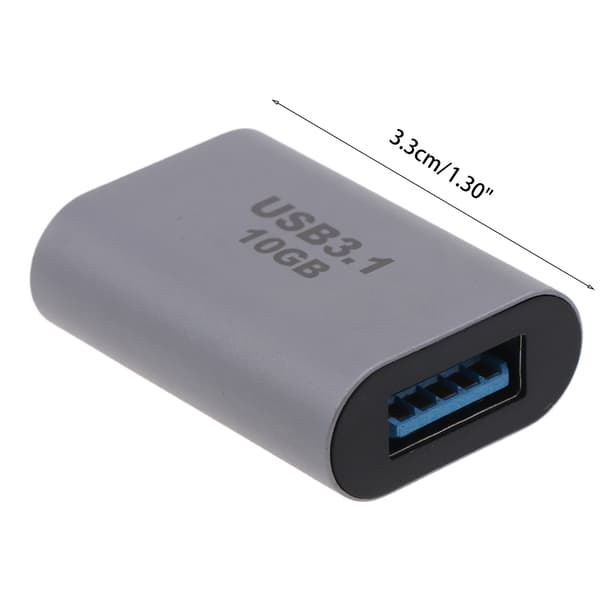 Typ-c till USB 3.0 Standard Dataöverföring 10 Gbps Förlängningsladdningsomvandlare