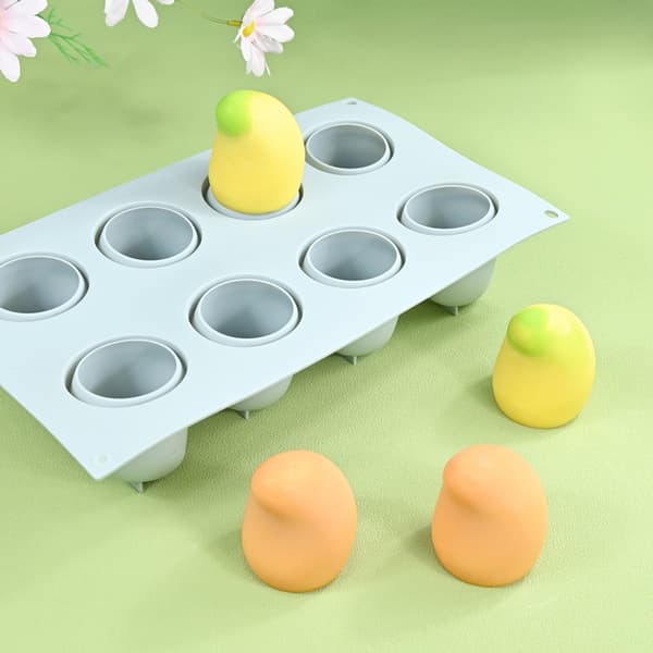 Livsmedelsgodkända silikonformar för mango, perfekta för efterrättstårtor och DIY-godis null - 15 consecutive 