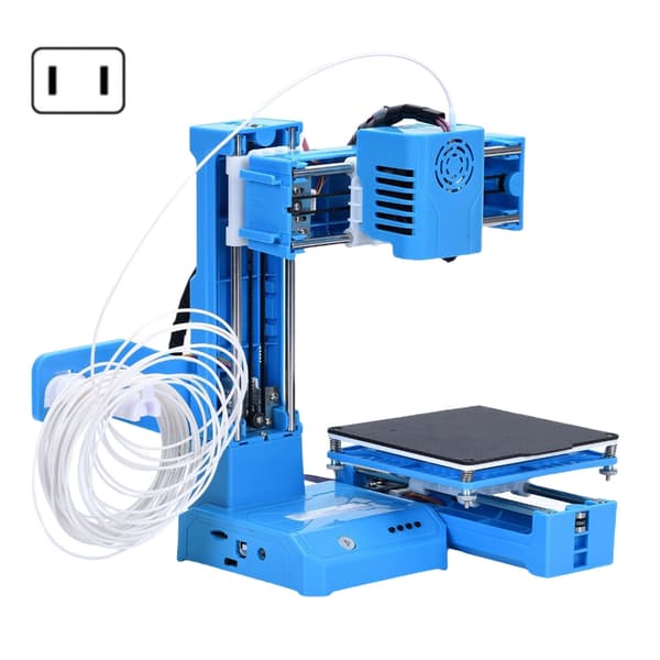 K9 Desktop 3D-printer 10x10x10cm udskrivningsstørrelse til studerende og hobbyfolk
