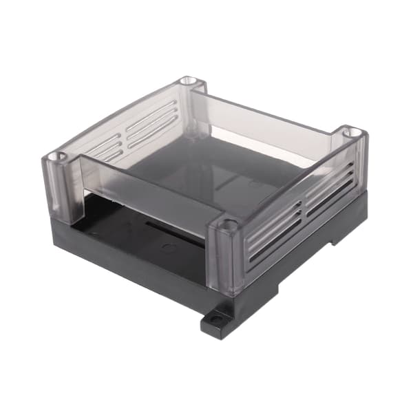 PLC Industriell Kontrollbox Panel PLC Kapsling PLC DIN-skena Montering Grey 95x90x40mm