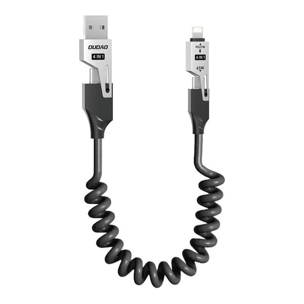 4-i-1 USB-kabel 65W metallkonstruksjon