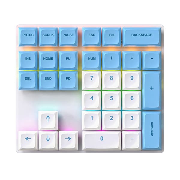 USB Numerisk Knappsats Extern Numerisk Knappsats Bärbart Mini Numeriskt Tangentbord för PC Laptop