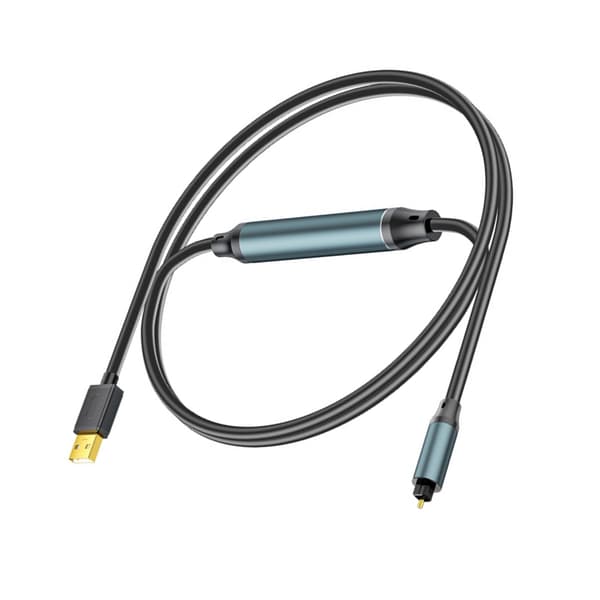 24Bit USB til optisk lydadapter USB til optisk lydadapter Fiber SPDIF