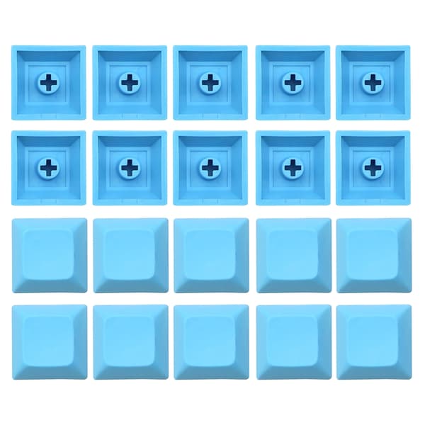 DSA Keycap Blank Personality Supplement 1U Keycaps 20 Stykker Multi Farve