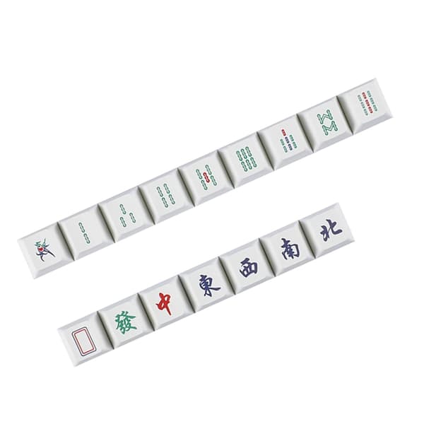PBT-taster med Mahjong-design, perfekt til tilpasning af tastaturer