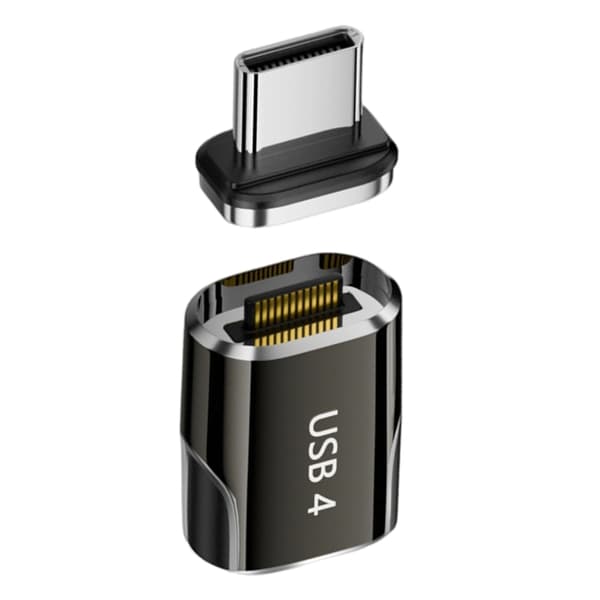 Hurtig Type-C Magnetisk Tilslutning 240W Strømforsyning Tynd Profil Forbindelse