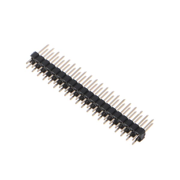2,54 mm 2x20 Stift Brytbar Dubbel Hane Header Stift för Zero GPIO