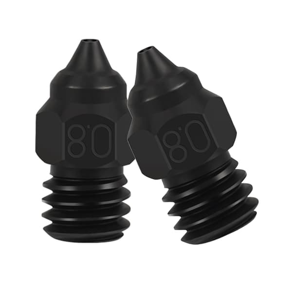 Hårdhetsstålmunstycke för Ender3 5Pro/Ender3V2 Utskrift 2ST 0.2 0.4 0.6 0.8mm
