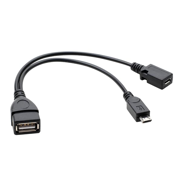 Sort 480Mbps USB hun-splitteradapter til telefon og tablet