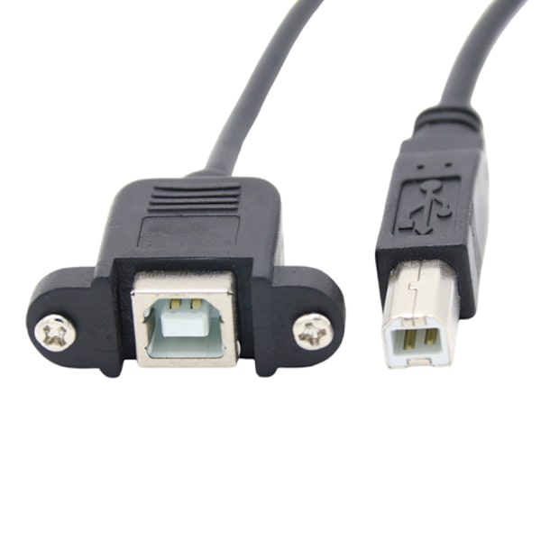 USB2.0 Type B han til Type B hun kabel til pålidelig printerforbindelse