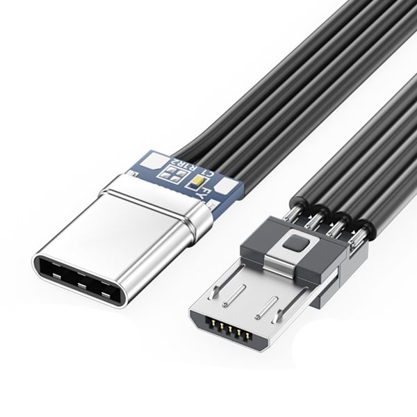 TypeC MicroUSB2.0 Platt Kabel Flexibel FPC TypeC MicroUSB 90 Grader