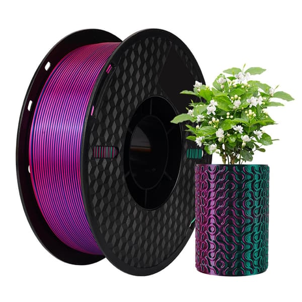 Hållbara 1000g Silkesfilament Trefärger för 3D-utskrift 1,75 mm Diameter