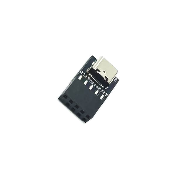 USB Frontpaneladapter USB2.0 9Pin till Typ C Adapter Header för Dator