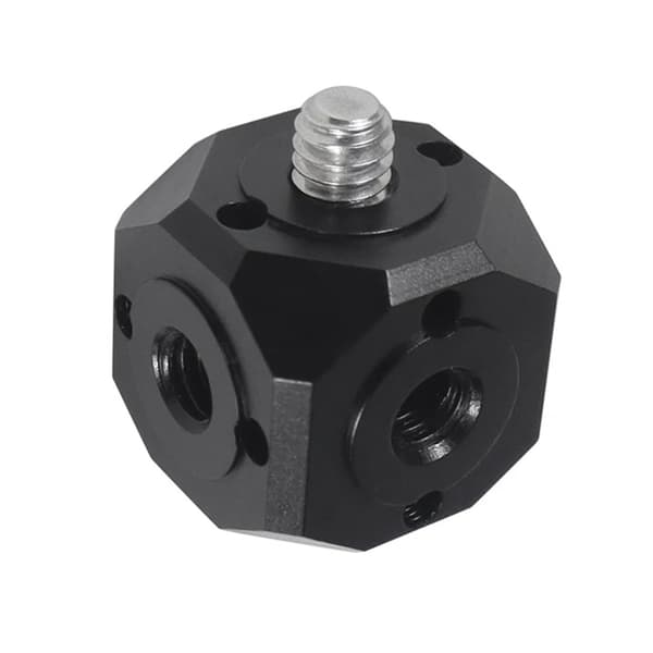 Magics Cubic Mount til lysstativadapter Stativ Skruehulladapter for kamera
