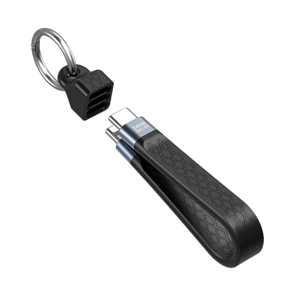 Rask USB-4 ladekabel 240W for 8K projeksjonskomponent