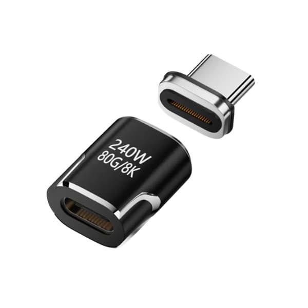 Type C han til hun konverter bærbar USB C magnetisk adapterstik