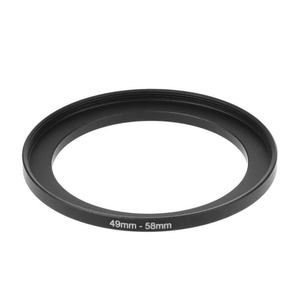 49mm til 58mm Metall Step Up Ringer Linseadapter Filter Kamerautstyr Tilbehør Ny