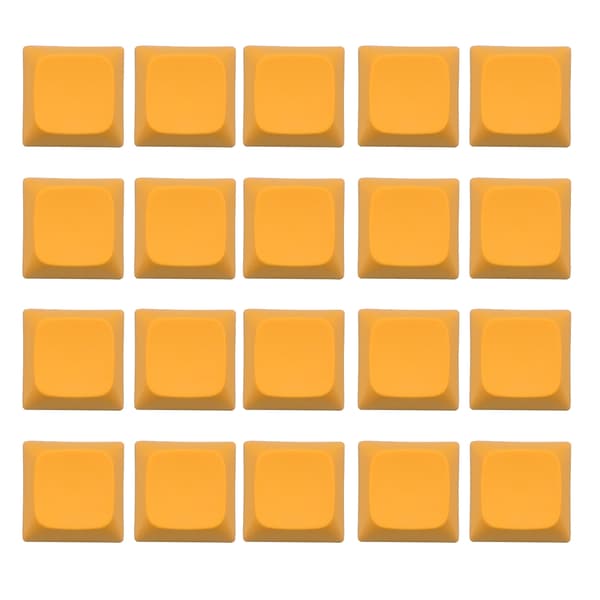1U Keycap Unik Karakter XDA Profil Tyk PBT Blank Keycap til MX Switch