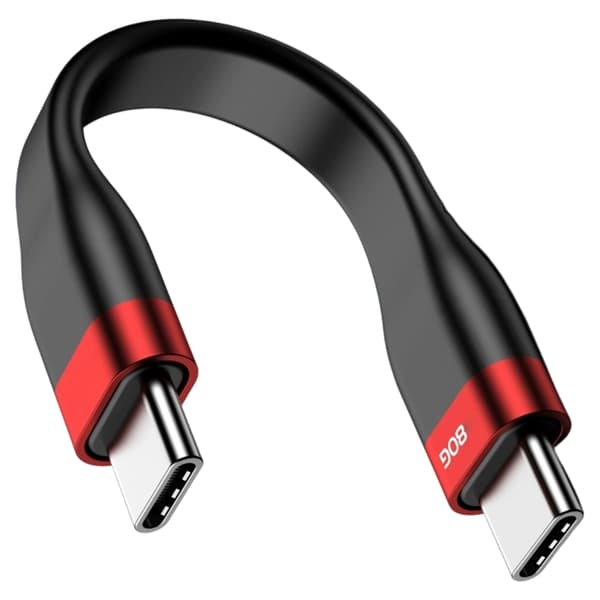 Hurtig USB4 Type C Opladerkabel 240WPD 80Gbps Transmission 5 Kompatibel