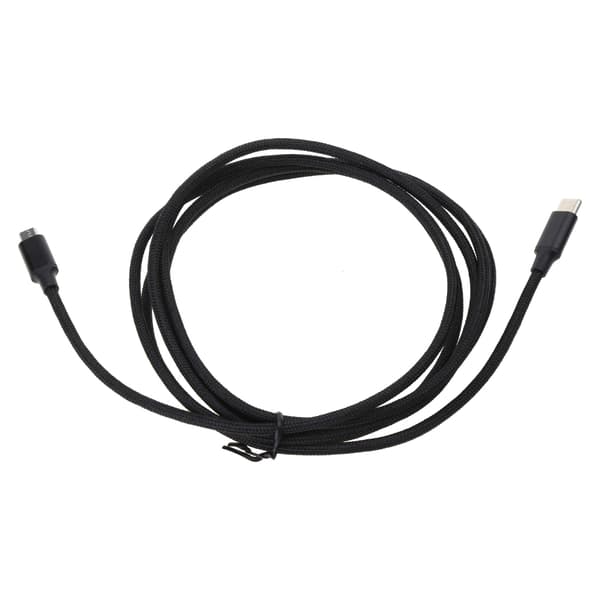 Holdbart USB-C TypeC til Micro-USB opladningskabel aluminiumskabinet datakabel