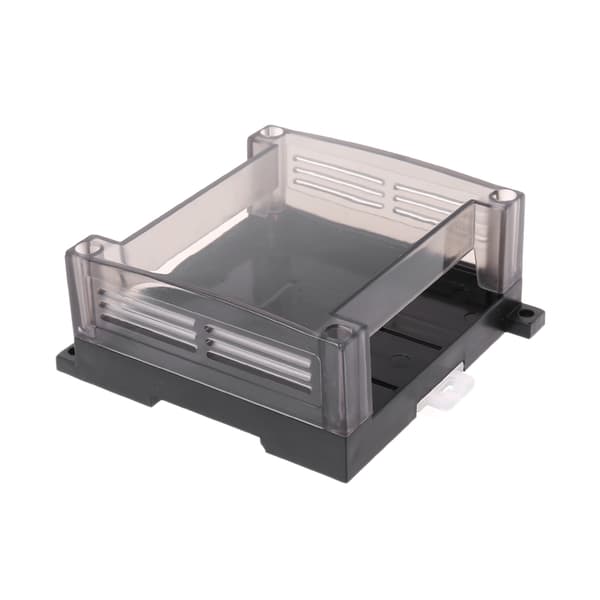 PLC Industriell Kontrollbox Panel PLC Kapsling PLC DIN-skena Montering Grey 95x90x40mm