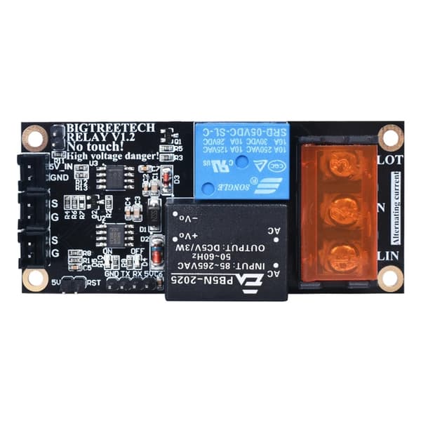 Bigtreetech Relay V1.2 Nedlukningskort til CR10 3D-printer reparationsudstyr