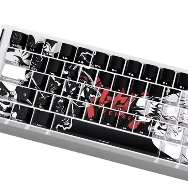 74 stk. Berserks Keycap Original Profil Side Print Keycap til 60 61 65 67 68