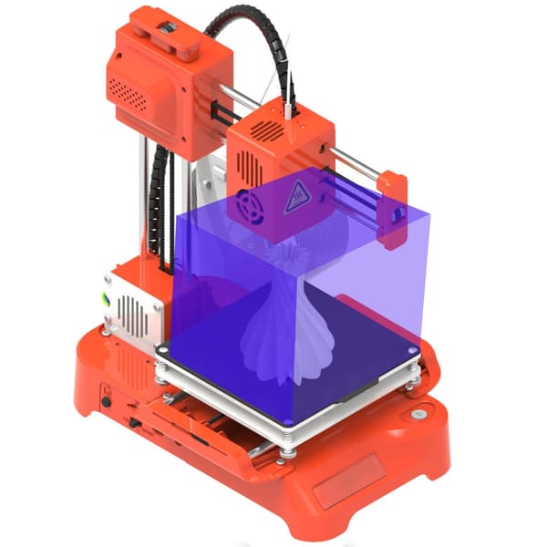 Kompakt FDM 3D-printer hurtig opvarmning velegnet til kreative udforskninger