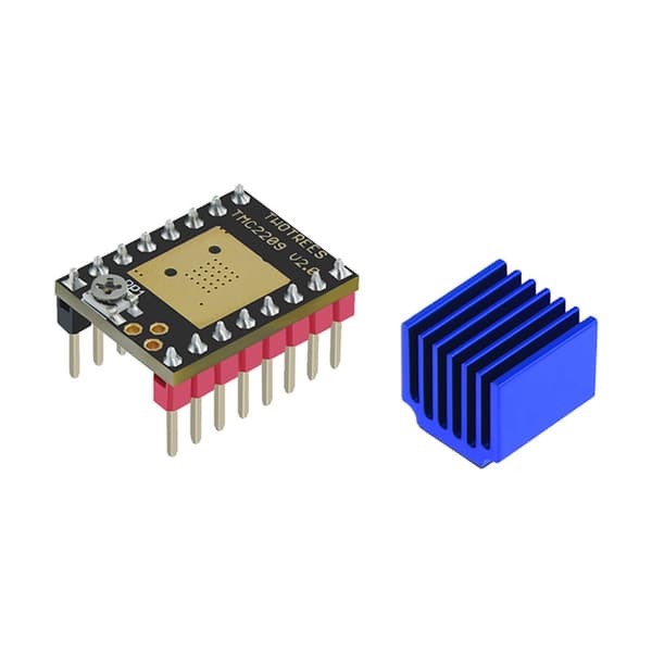 3D Printer TMC2209 V2.0 Stepper Motor Driver 2.5A Max- med køleplade lydløs